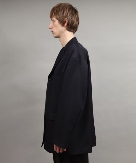 large silhouette jacket/NAVY