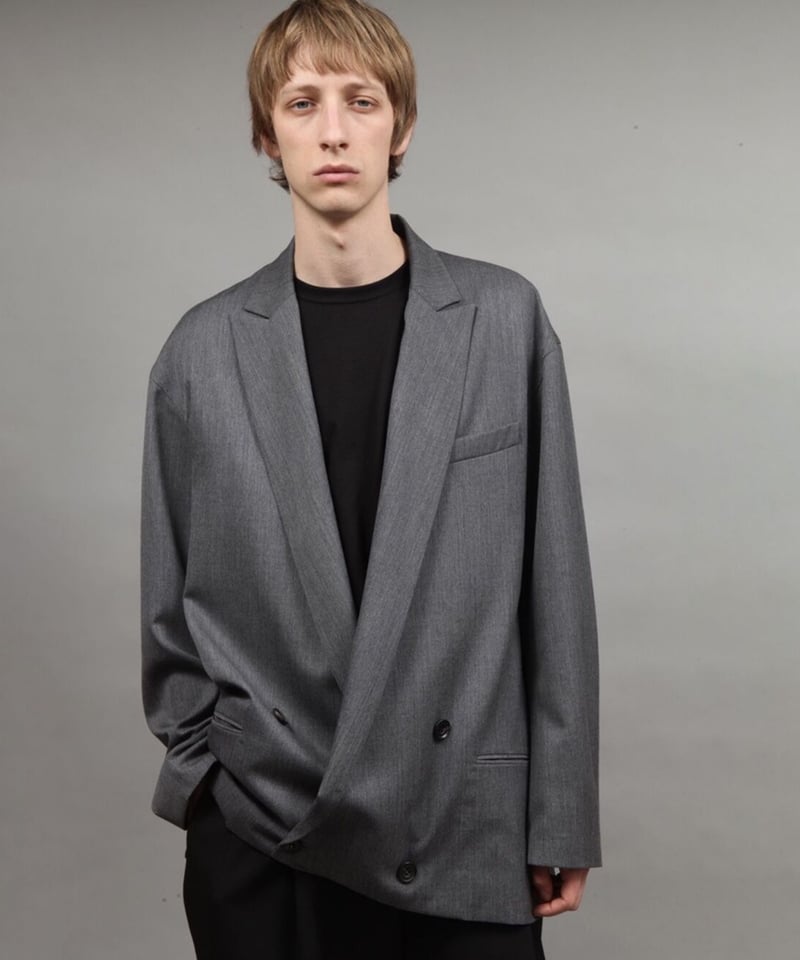 ジャケット・アウター Polyester Typewriter Double BreastedCoat Double breasted Jacket | WAGAMAMA TOKYO