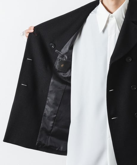 DOUBLE BREASTED TRIXION JACKET/BLACK
