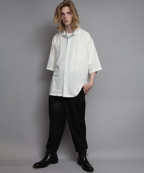 OPEN COLLAR SHIRTS/O.WHITE