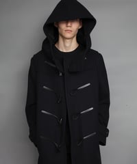 DRAPE COAT/BLACK | ato AOYAMA