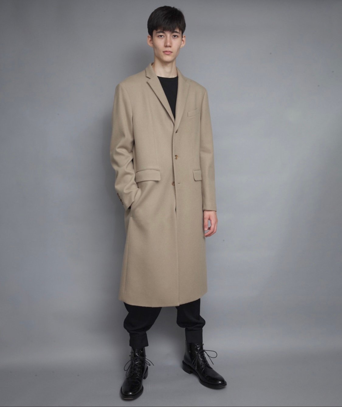 CHESTERFIELD COAT/BEIGE | ato AOYAMA CHESTERFIELD COAT/BEIGE | ato AOYAMA