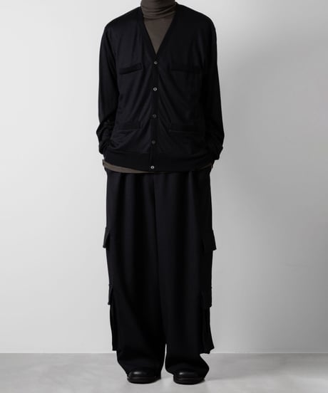 4POCKET CARDIGAN/BLACK