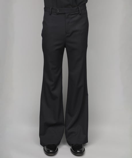 CLASSIC WOOL FLAIR PANTS/NAVY