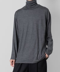 WOOL JERSEY TURTLE NECK
