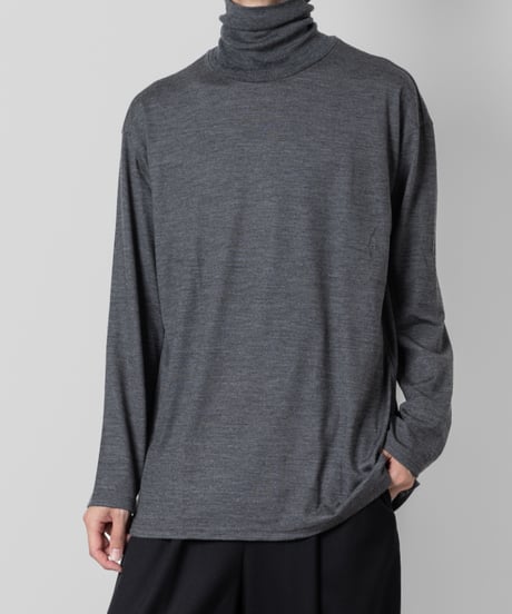 WOOL JERSEY TURTLE NECK