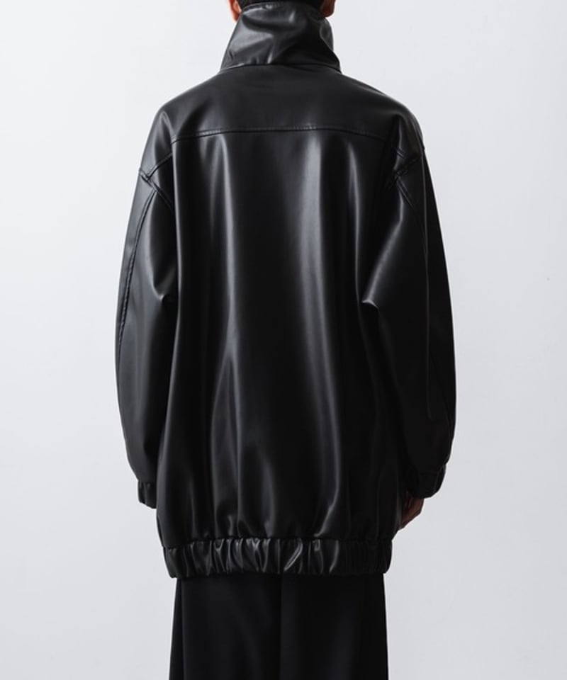 SYNTHETIC LEATHER BLOUSON/BLACK | ato AOYAMA