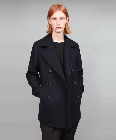 RAMUMERUTON PEA COAT/NAVY