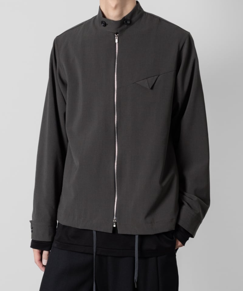 新品 ato 24AW riders shirts JK riders shirts JK / GRAY | ato AOYAMA