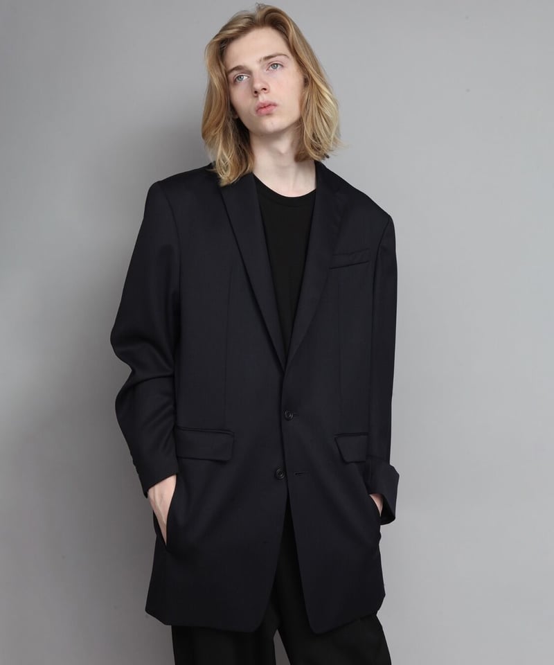 WOOL CONSTRUCTIVE JK/NAVY | ato AOYAMA