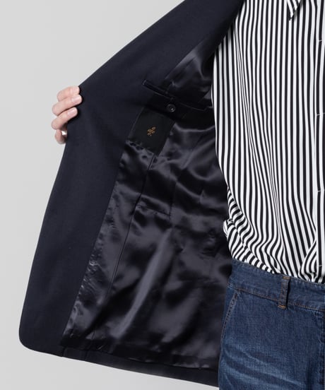 PEAKED LAPEL SINGLE JK/NAVY