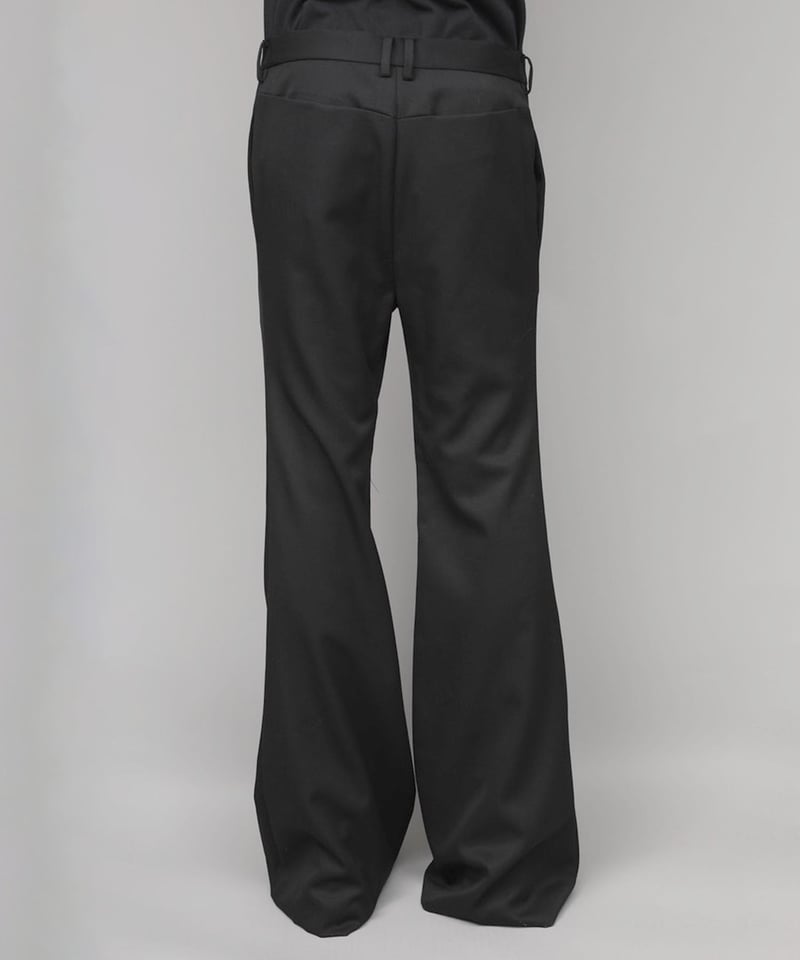 CLASSIC WOOL FLAIR PANTS/BLACK | ato onlinestore