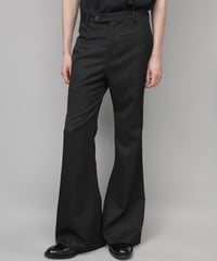 CLASSIC WOOL FLAIR PANTS/BLACK