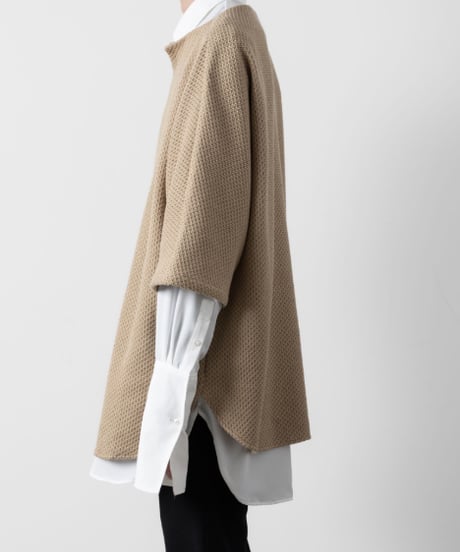 OVERSIZED HALF SLEEVE RUSSEL JERSEY/BEIGE