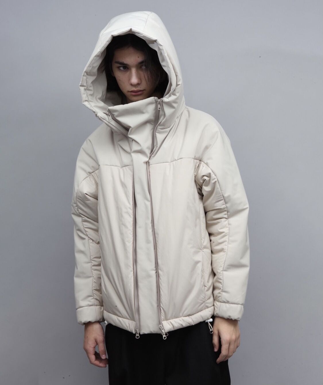 DOUBLE PADDED BLOUSON/L.BEIGE | ato AOYAMA