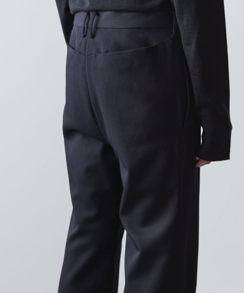 CLASSIC WOOL FLAIR PANTS/NAVY | ato onlinestore