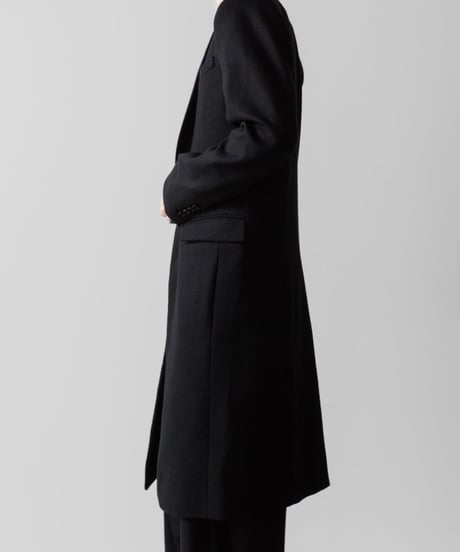 ADJUSTABLE CHESTER COAT/BLACK