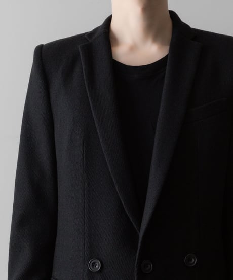 ADJUSTABLE CHESTER COAT/BLACK