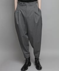 WOOL 2TACK TAPERD PANTS/GRAY