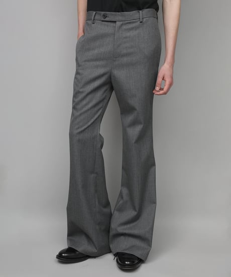 CLASSIC WOOL FLAIR PANTS/GRAY