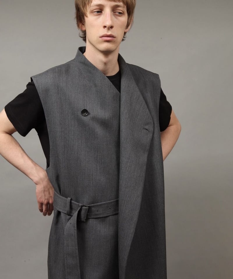 masculine vest/D.GRAY | ato AOYAMA