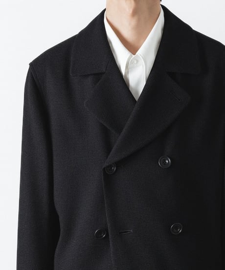 DOUBLE BREASTED TRIXION JACKET/BLACK