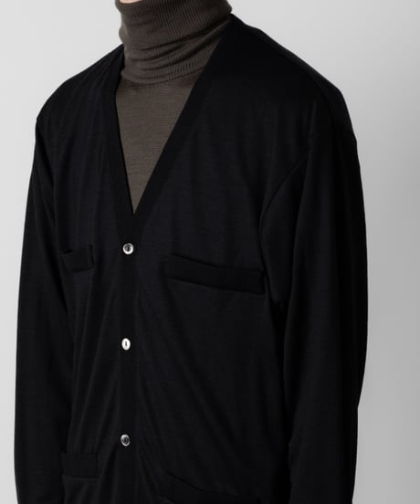 4POCKET CARDIGAN/BLACK