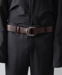 DOUBLE RING BELT/D.BROWN