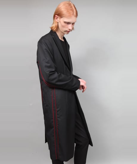 CONCEAL ZIP COAT/BLACK