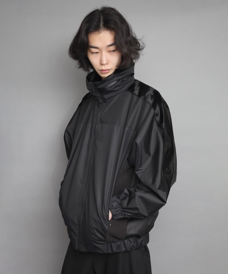STAND COLLAR BLOUSON/BLACK | ato onlinestore