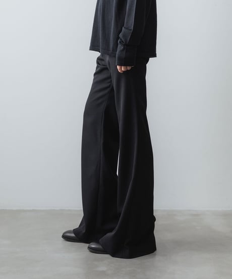 CLASSIC WOOL FLAIR PANTS/BLACK