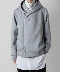 OVERSIZED  ZIP HOODIE/GRAY