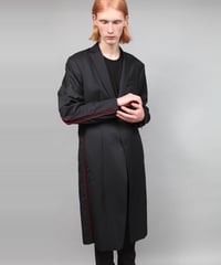 CONCEAL ZIP COAT/BLACK