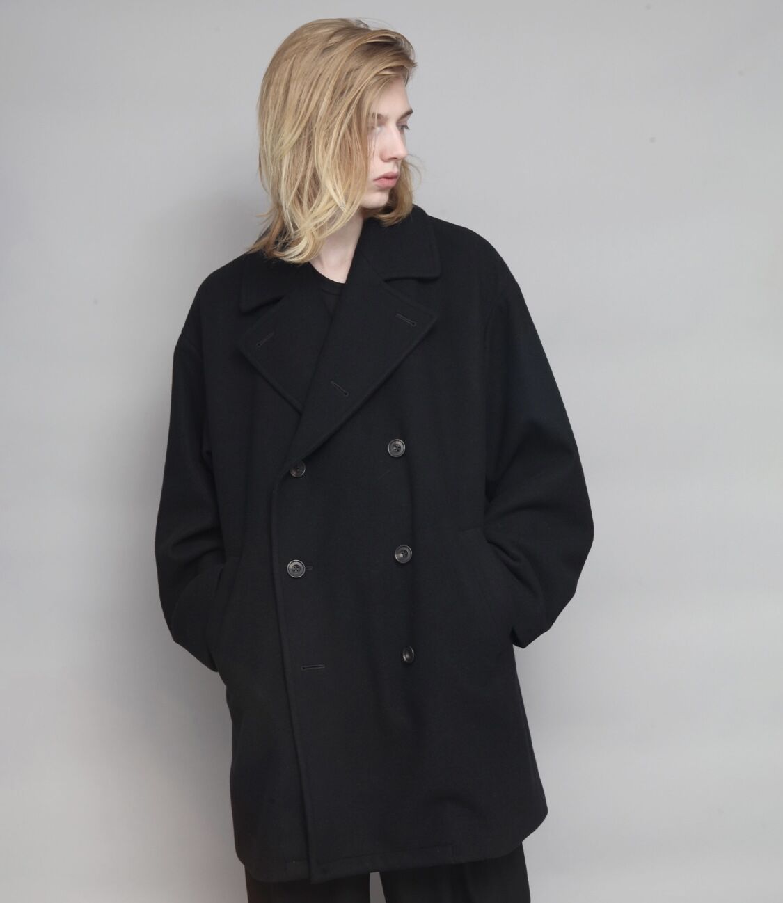 【期間限定値下げ】ato アトウ ピーコート　size46 ATO pコート ピーコート RAMUMERUTON PEA COAT メンズ