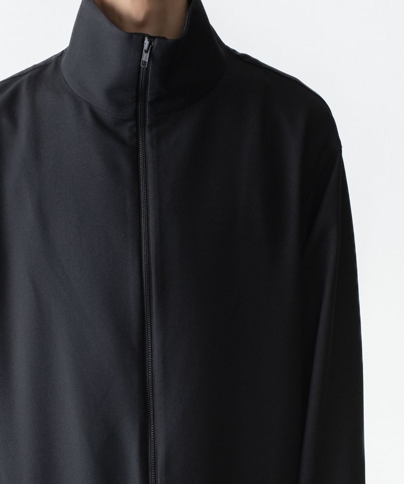 RECYCLE POLYESTER STAND COLLAR COAT | ato onlin