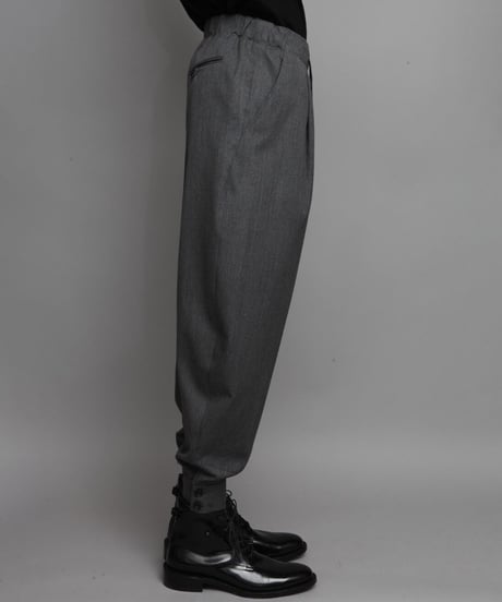 CLASSIC WOOL CUFFS PANTS/GRAY