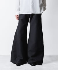 WOOL SARROUEL PANTS/GRAY | ato AOYAMA