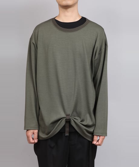 ADJUSTMENT BELT T-SHIRT/KHAKI