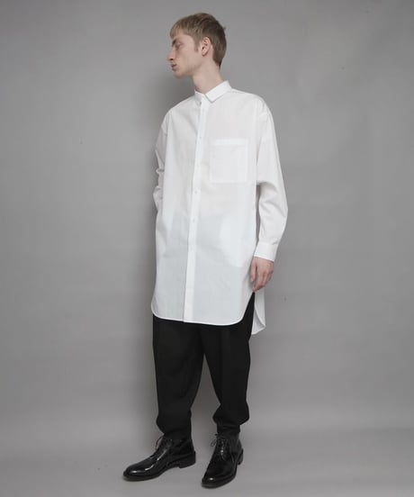 PE/C LONG SHIRT/WHITE