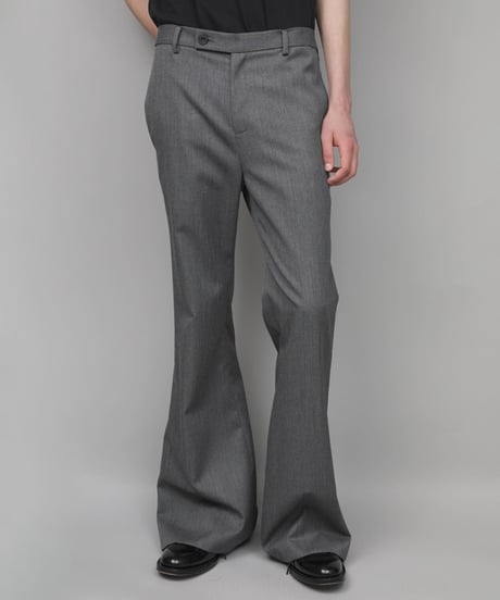 CLASSIC WOOL FLAIR PANTS/GRAY