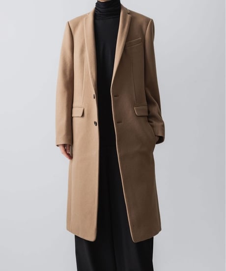 NEW ENGLAND LAMB CHESTERFIELD COAT/BEIGE
