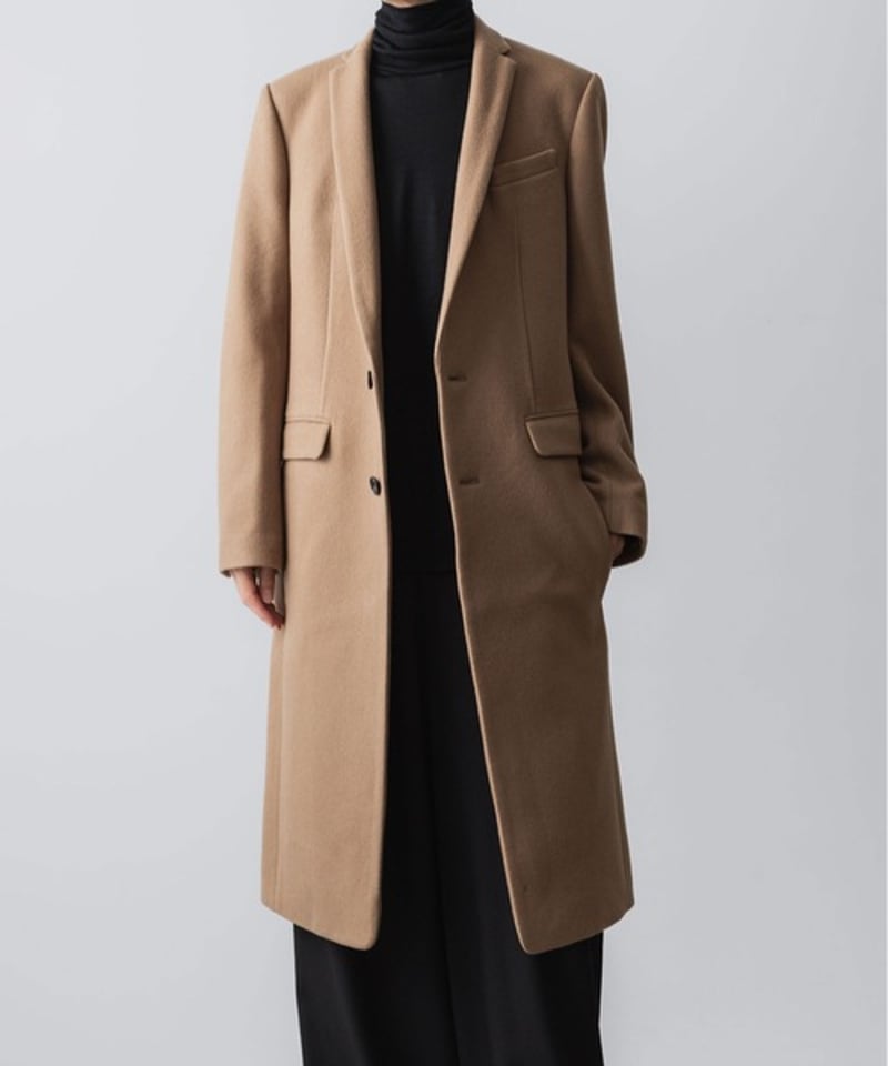 ENGLAND LAMB CHESTERFIELD COAT/BEIGE | ato AOYAMA
