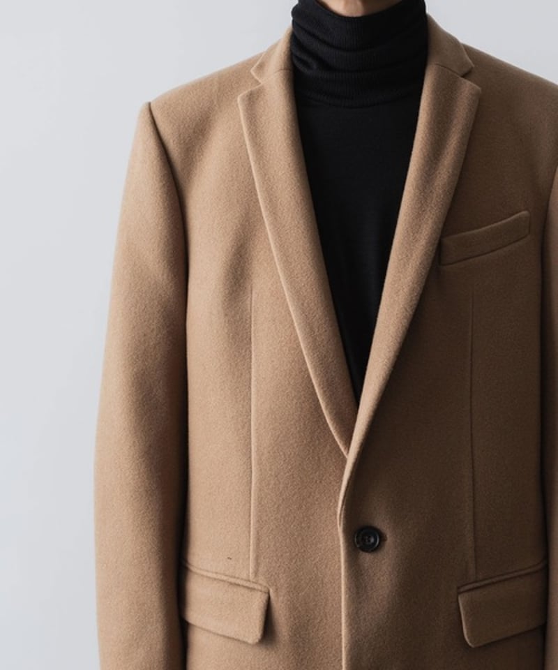 ENGLAND LAMB CHESTERFIELD COAT/BEIGE | ato AOYAMA