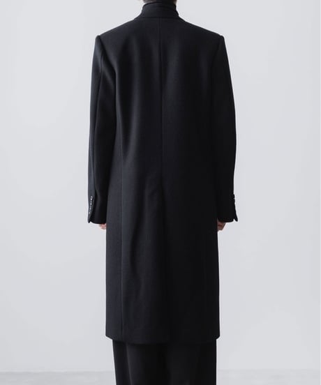 NEW ENGLAND LAMB CHESTERFIELD COAT/BLACK