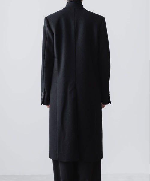 ENGLAND LAMB CHESTERFIELD COAT/BLACK | ato AOYAMA