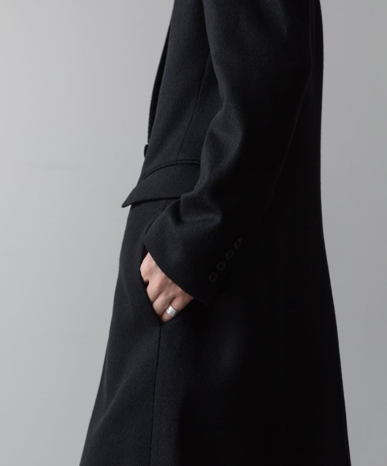 ADJUSTABLE CHESTER COAT/BLACK | ato AOYAMA