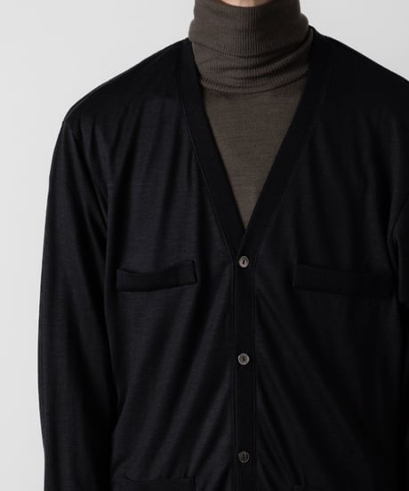 4POCKET CARDIGAN/BLACK