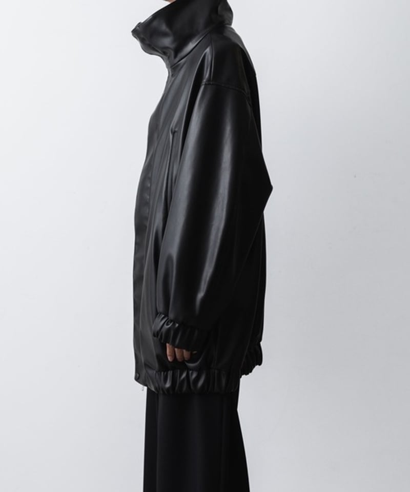 【新品未使用】イタリア老舗高級alteaブラックジャケット SYNTHETIC LEATHER BLOUSON/BLACK | ato AOYAMA