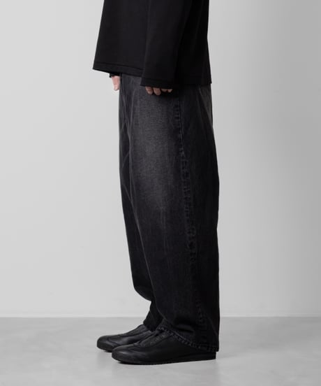 WASHED WIDE 14oz DENIM