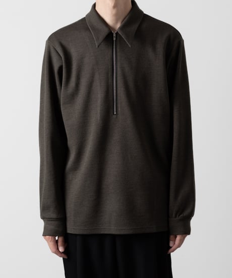 ZIP JERSEY/KHAKI